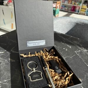 Anahtarlıklı Flashlı Kalem Seti