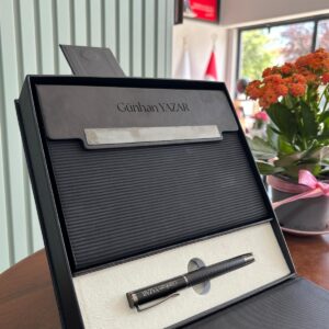 Çantalı VİP Kutulu Defter Kalem Seti